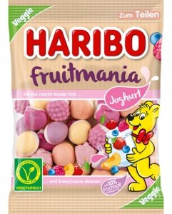 Haribo Fruitmania Żelki Owocowe Jagody Jogurt 160g z Niemiec 