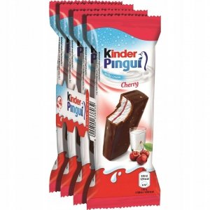 Ferrero Kinder Pingui Cherry Batoniki 4szt Wiśniowe