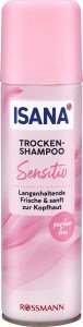 Isana Suchy Szampon Włosów Sensitiv Wrażliwa Skóra Głowy Wege 200ml Niemcy