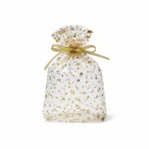 Torebki Woreczki Celofanowe Święta Gwiazdki 30x50 25 szt