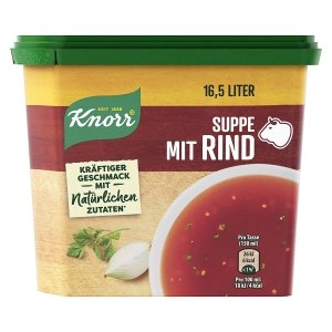 Knorr Suppe Rind bulion mięsny zupa instant 16,5L 330g