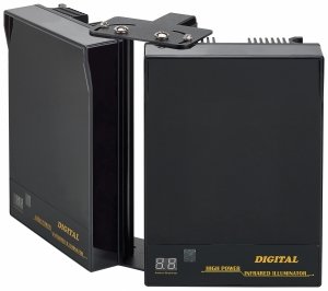 15-IL3810/2, 2-panelowy oświetlacz podczerwieni, zasięg od 300m/kąt 20° do 550m/kąt 10°