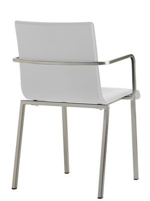 Kuadra XL 2462 Krzesło skórzane Pedrali