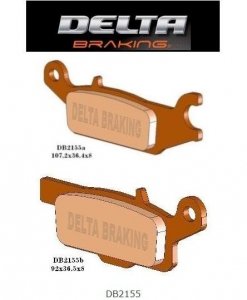 Klocki hamulcowe Delta DB 2155 Yamaha Grizzly 550, 700, Raptor 250 