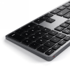 Satechi Slim X3 - klawiatura z układem numerycznym Bluetooth do czterech urządzeń USB-C (space gray)