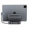 Satechi Aluminum Stand Hub - aluminiowa podstawka z Hub do urządzeń mobilnych (USB-C, USB-A, 4K HDMI, czytnik kart micro/SD, jac
