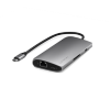 Satechi USB-C Multiport Adapter 8K - adapter USB-C (USB-C, HDMI, 3x USB 3.2 Gen 2 10Gbps, 1x USB 3.2 Gen 1 5Gbps, czytnik kart S