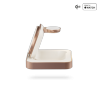 ZENS Nightstand Charger Pro 2 - ładowarka bezprzewodowa Qi2 15W do dwóch urządzeń kompatybilna z MagSafe (copper)