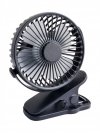 BLOW WENTYLATOR BIURKOWY Z KLIPSEM 10CM USB CZARNY + AKUMULATOR