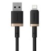 Kabel Baseus Dura 2.4A 1m (czarno-złoty)