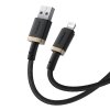 Kabel Baseus Dura 2.4A 1m (czarno-złoty)