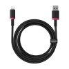 Kabel Baseus Dura 2.4A 2m (czerwono-czarny)