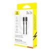Kabel Baseus Dura Typ C 20W 2m (czarno-złoty)