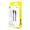 Kabel Baseus Dura Typ C-Typ C 100W 1m (czerwono-czarny)