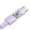 Kabel Baseus Gem Typ C-Typc C 100W 2m (fioletowy)