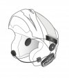 Intercom motocyklowy INTERPHONE U-COM 16, komplet na 1 kask