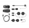 Intercom motocyklowy INTERPHONE U-COM 6R, komplet na 1 kask