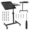 MACLEAN MOBILNE BIURKO/STAND NA LAPTOP, CZARNE, REGULACJA WYSOKOŚC 59-89CM, MAX. 30KG MC-121 B