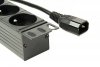 GEMBIRD LISTWA ZASILAJĄCA RACK 19 PDU EG-PDU-014-FC14 1U, 16A, 8X FRANCUSKIE GNIAZDO, WTYK C14, KABEL 3M