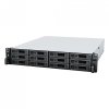 NAS Synology RS2423+; 2U RACK; 12x (3.5 SATA HDD/2.5 SATA SSD); AMD Ryzen V1780B, 8 GB DDR4 ECC UDIMM (max. 32GB), 2