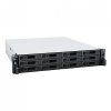 NAS Synology RS2423+; 2U RACK; 12x (3.5 SATA HDD/2.5 SATA SSD); AMD Ryzen V1780B, 8 GB DDR4 ECC UDIMM (max. 32GB), 2