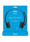 Słuchawki Logitech H151  (kolor czarny)