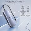UNITEK AKTYWNY HUB USB-C 10GBPS,M.2,HDMI, PD 100W
