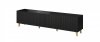 Szafka RTV PAFOS 200x40x52 czarny mat