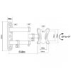 MACLEAN UCHWYT DO TELEWIZORA LUB MONITORA MAX. VESA 100X100, 13-32, 30KG, CZARNY MC-417