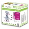 Techly Ramię do projektora 22cm 10kg sufitowe białe