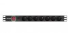 Lanberg Listwa zasilająca Rack PDU  19  1U 16A 7X 230V PL 2m czarna