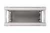 Extralink Szafka wisząca rack 4U 600x450 szara szklane drzwi