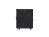 Lanberg Szafa instalacyjna rack stojąca 19 15U 600x800 czarna, drzwi szklane lcd (flat pack)