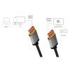 LogiLink Kabel DisplayPort 8K/60 Hz,DP/M do DP/M aluminiowy 2m