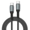 Qoltec Kabel USB 2.0 typ C | USB 2.0 typ C 100W | QC 3.0| PD | 1.5m |   Czarny