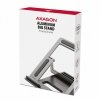 AXAGON STND-L Podstawa do laptopów aluminiowa 10-16, 4 regulowane kąty nachylenia