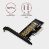 AXAGON PCEM2-N Adapter wewnetrzny PCIe x4, 1x M.2 NVMe M-key slot, SP & LP