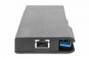 Digitus Stacja dokująca USB 3.0 Typ A, 7-portów, 4K 30Hz, HDMI, VGA, 2x USB 3.0, SD microSD, RJ45