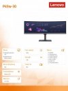 Lenovo Monitor 49.0 cali ThinkVision P49w-30 WLED 63DBRAT1EU