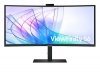 Samsung Monitor 34 cale ViewFinity S65VC VA 3440x1440 UWQHD 21:9 1xHDMI 1xDP 1xUSB-C (90W) 2xUSB 3.0 LAN (RJ45) 5ms HAS Webcam g