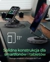 IcyBox Uchwyt na tableta/smartfona z wbudowaną stacją dokujacą IB-TH100-DK