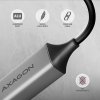 AXAGON ADE-TXCA Karta sieciowa Gigabit Ethernet adapter, USB-C (USB-A redukcja) 3.2 Gen 1, instalacja automatyczna