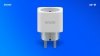 Savio Inteligentne gniazdko Wi-Fi 16A Pomiar zużycia energii, wielopak 3 szt., AS-01, białe