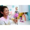 Mattel Lalka Barbie Fashionistas top w biało-czarne paski