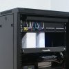 Qoltec Półka z uchwytem do szafy RACK | 600x600 | wysuwana