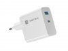 Natec Ładowarka sieciowa RIBERA GAN 1X USB-A + 1X USB-C 65W Biała