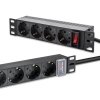 Qoltec Listwa zasilająca PDU do RACK 10 | 1U | 16A | 4xSchuko | 1.8m