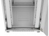 Lanberg Szafa stojąca rack 19'' 42U 800x1000 szara drzwi szkalne flat pack