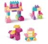 Wader Klocki 50 elementów Kids Blocks różowe