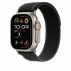 Apple Opaska Trail w kolorze czarnym do koperty 49 mm - rozmiar M/L - elementy z tytanu w kolorze naturalnym